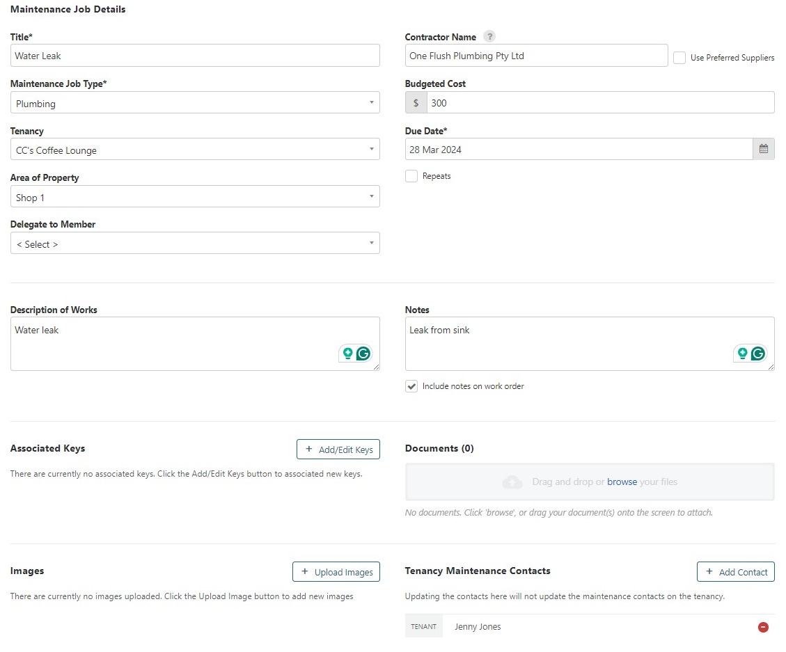 Screenshot of Create Maintenance Job - Re-Leased.jpg