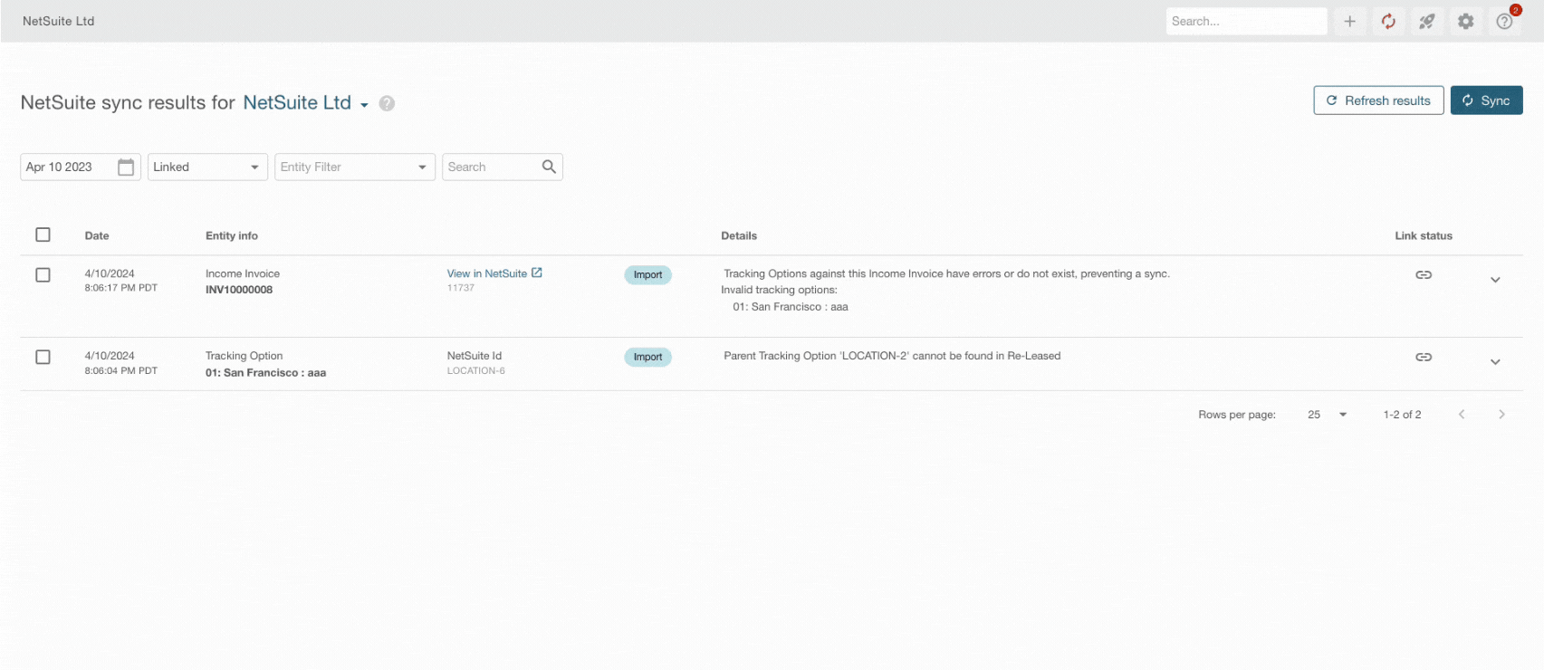 Unlinking relinking -NetSuite.gif